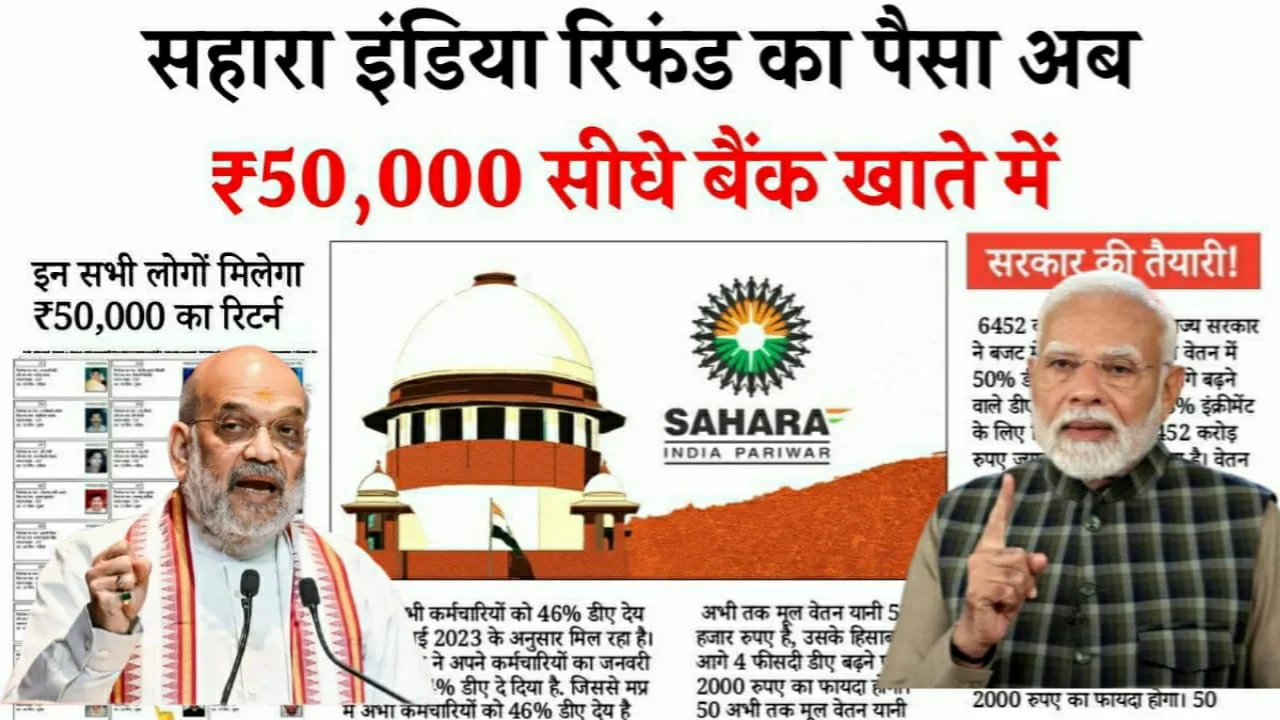 Sahara India Refund New